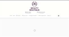 Desktop Screenshot of beautyboutique.co.uk